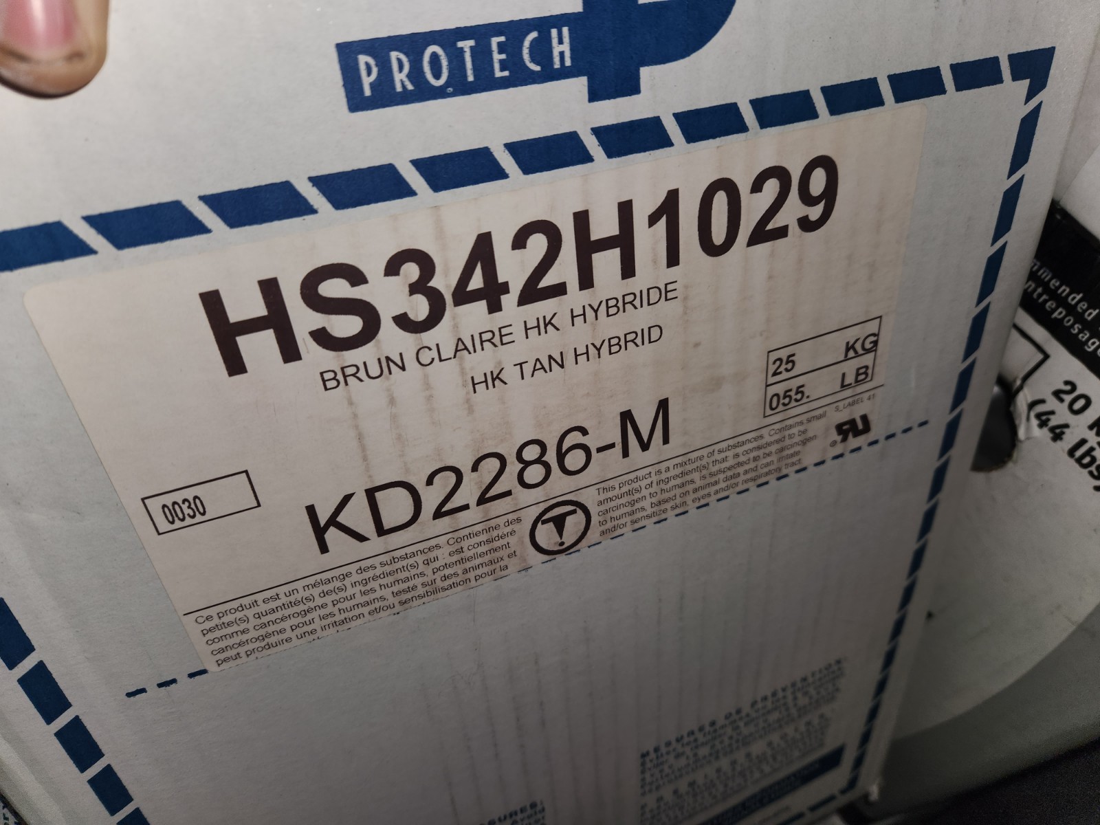 2LB + Protech HK Hybrid Tan powder coat Kd2286-m