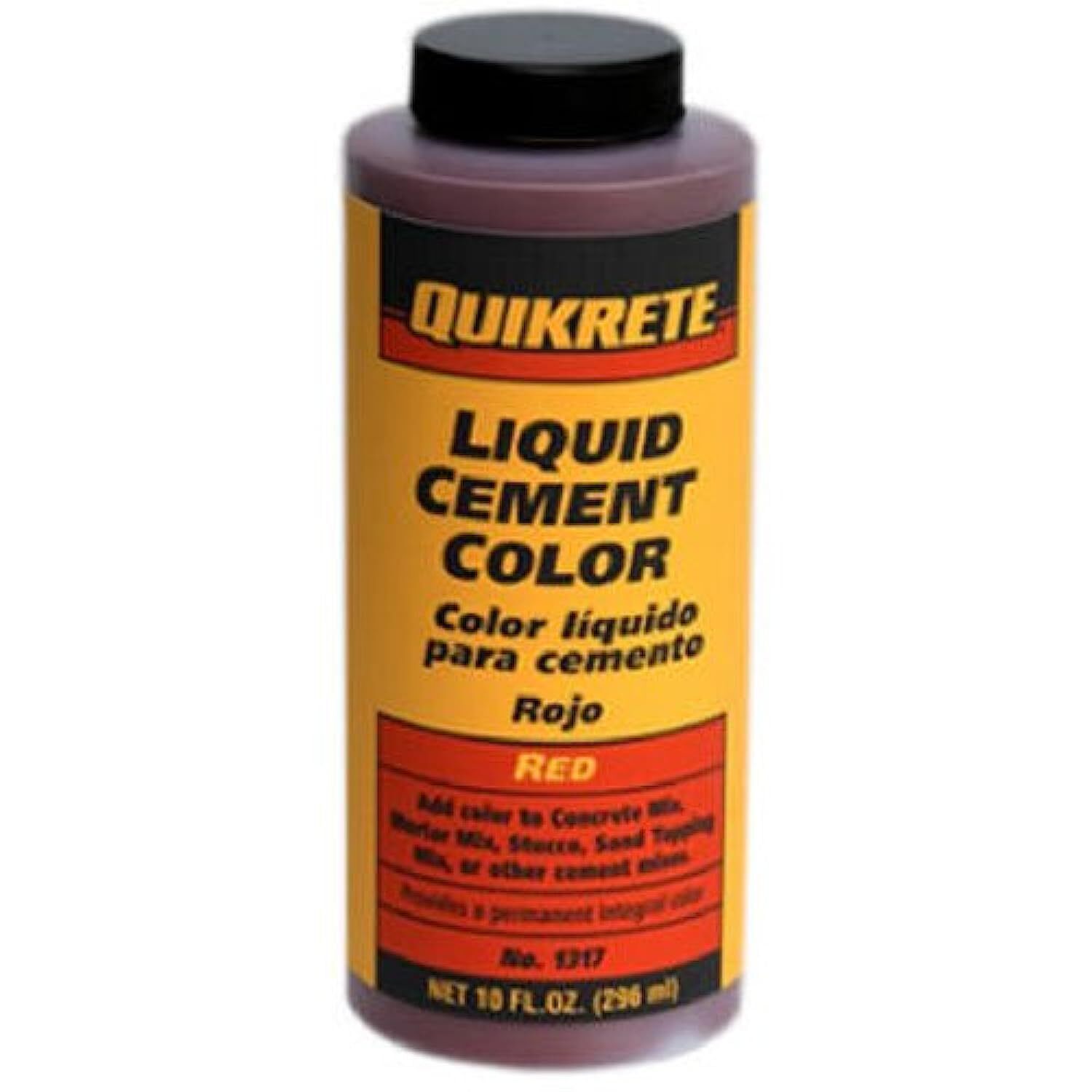 Quikrete 13173 Liquid Cement Color, Red, NET 10 FL. OZ.(296 mL)”
