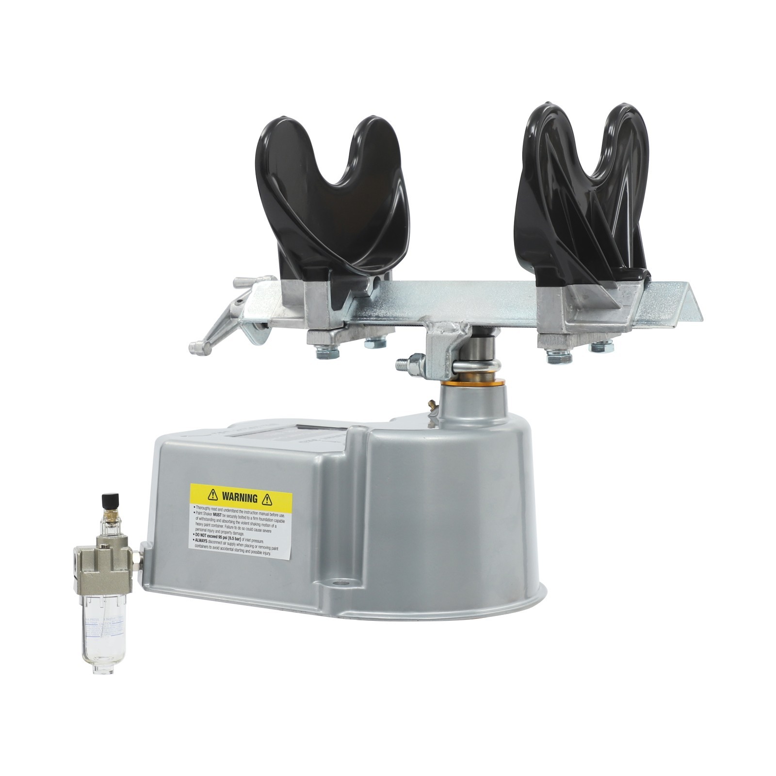 Pneumatic Paint Shaker Mixer Air Operated Paint Can Shaker With Adjustable Clamp
