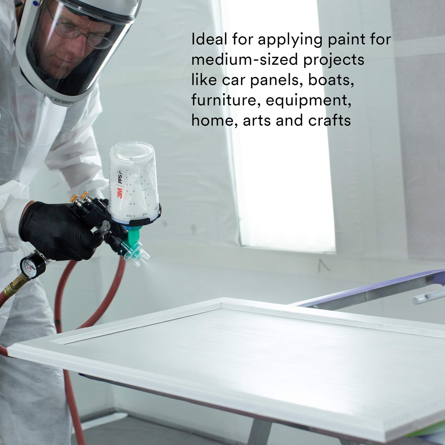Spray Gun Cup Lids Liners Kit PPS 2.0 13.5oz Paint Cups