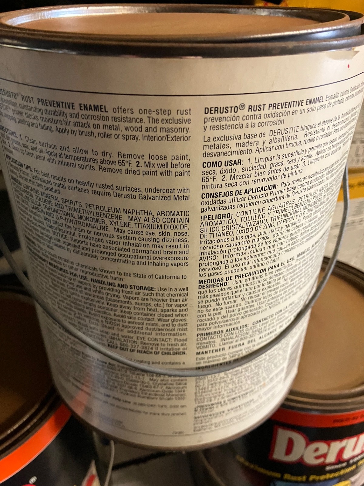 Derusto Gal SAFETY Orange Gloss Professional Rust Preventive Enamel Paint
