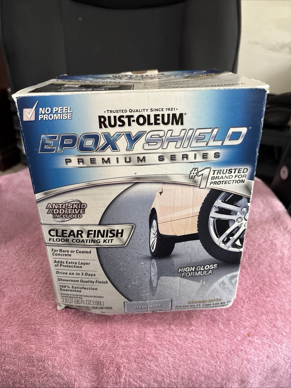 Rust-Oleum 292514 High Gloss Clear Indoor Premium Floor Coating Kit 90 oz.