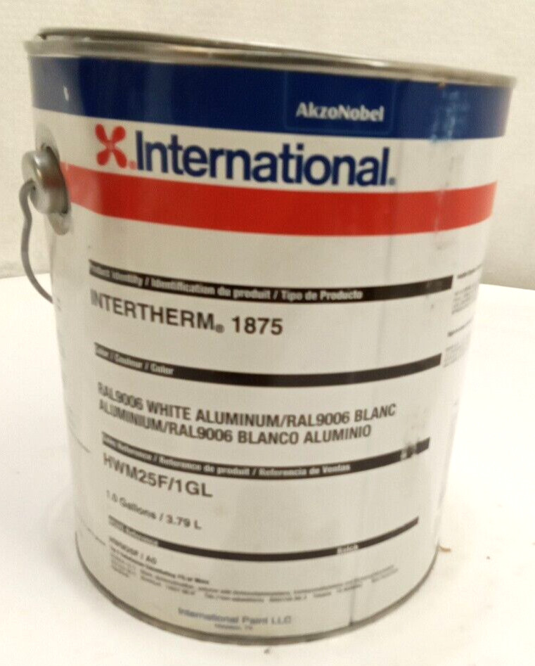 International HWM25F Intertherm 1875 Silicone Acrylic White Aluminum 1 Gallon
