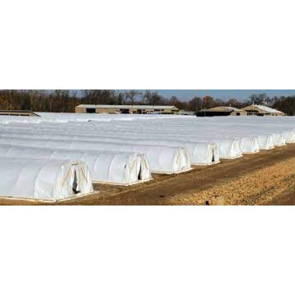 6mil String Reinforced White Overwintering Plastic Sheeting