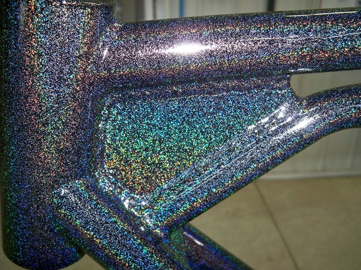 Higloss SPARKLE HOLOGRAPHIC BLACK powder coat paint 3.4kg – FREE SHIPPING!