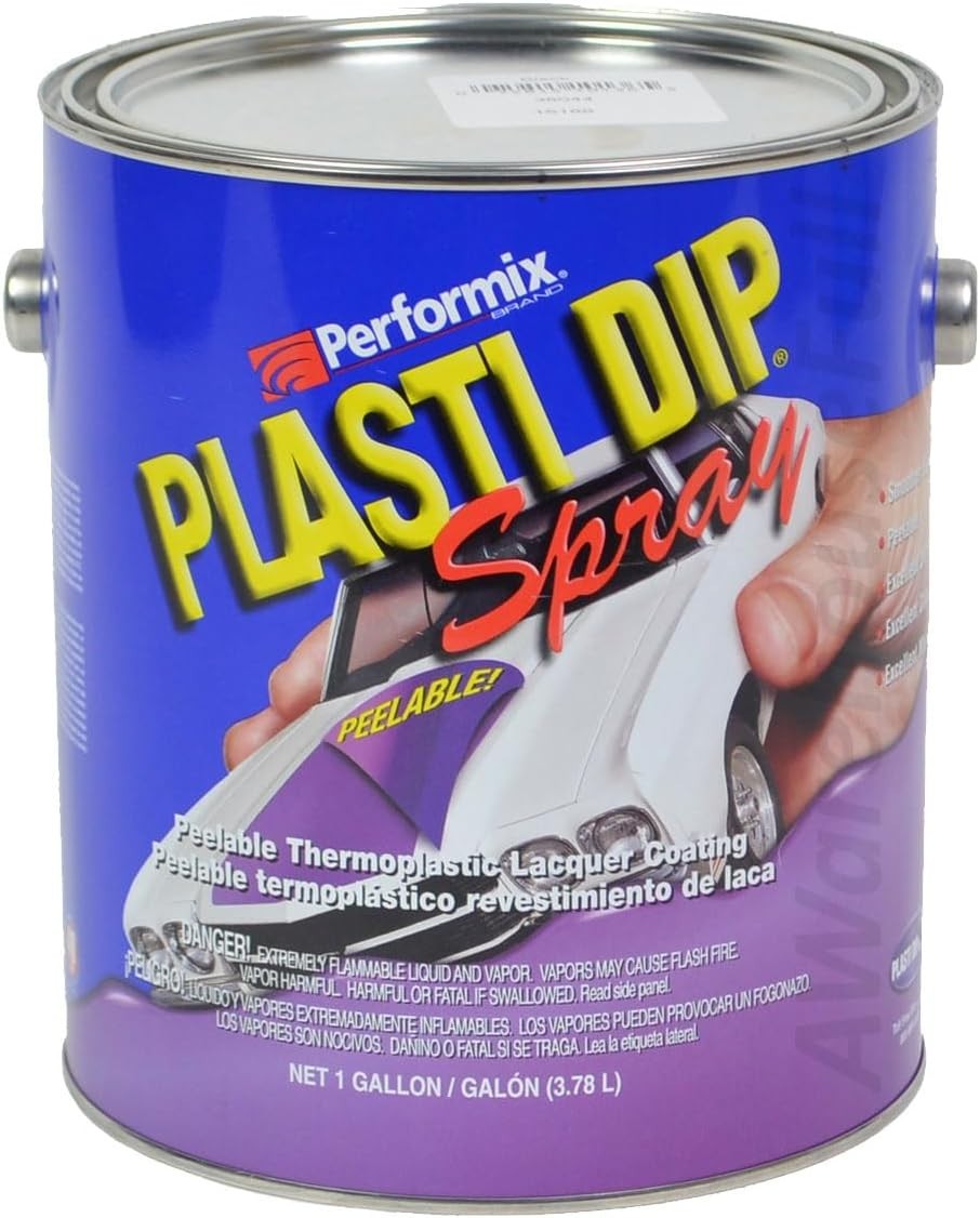 1 Gallon Black Multi-Purpose Rubber Coating Spray – Ready-to-Use & Flexible