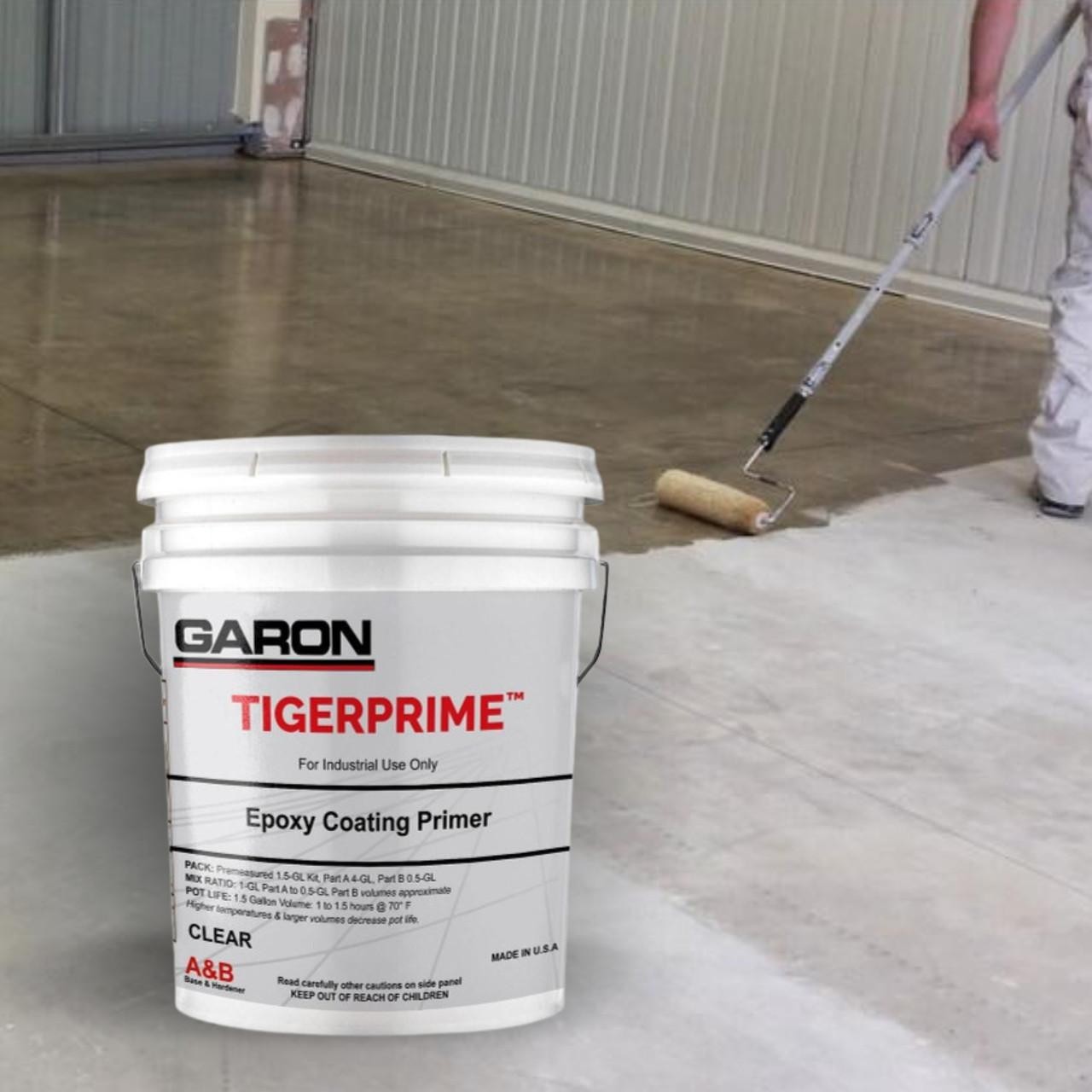Garon Products TIGERPRIME™ Epoxy Concrete Floor Primer | 1 qt kit