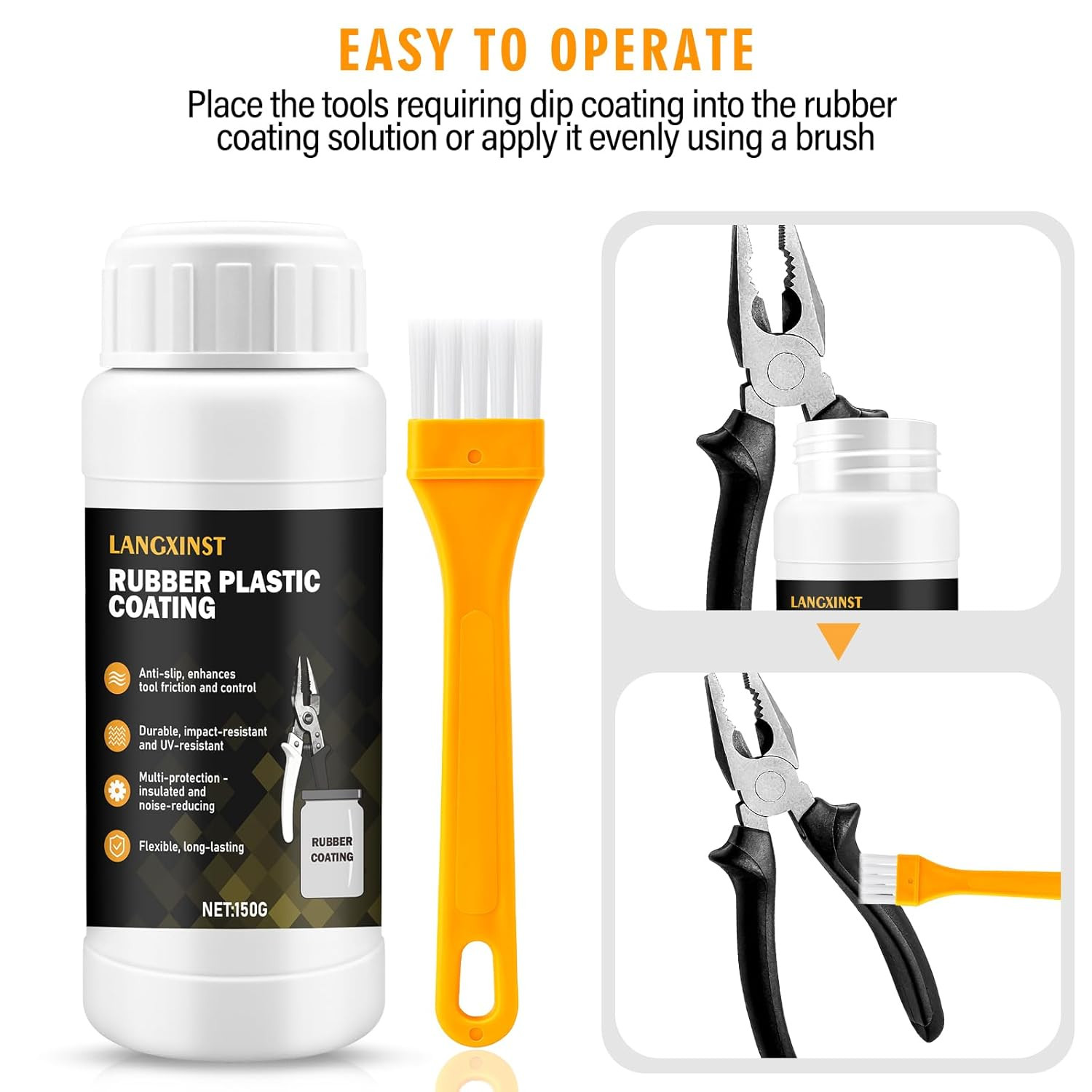 Tool Dip Coating with Rubber, Liquid Rubber Dip Coating, Protective Coating Rubb