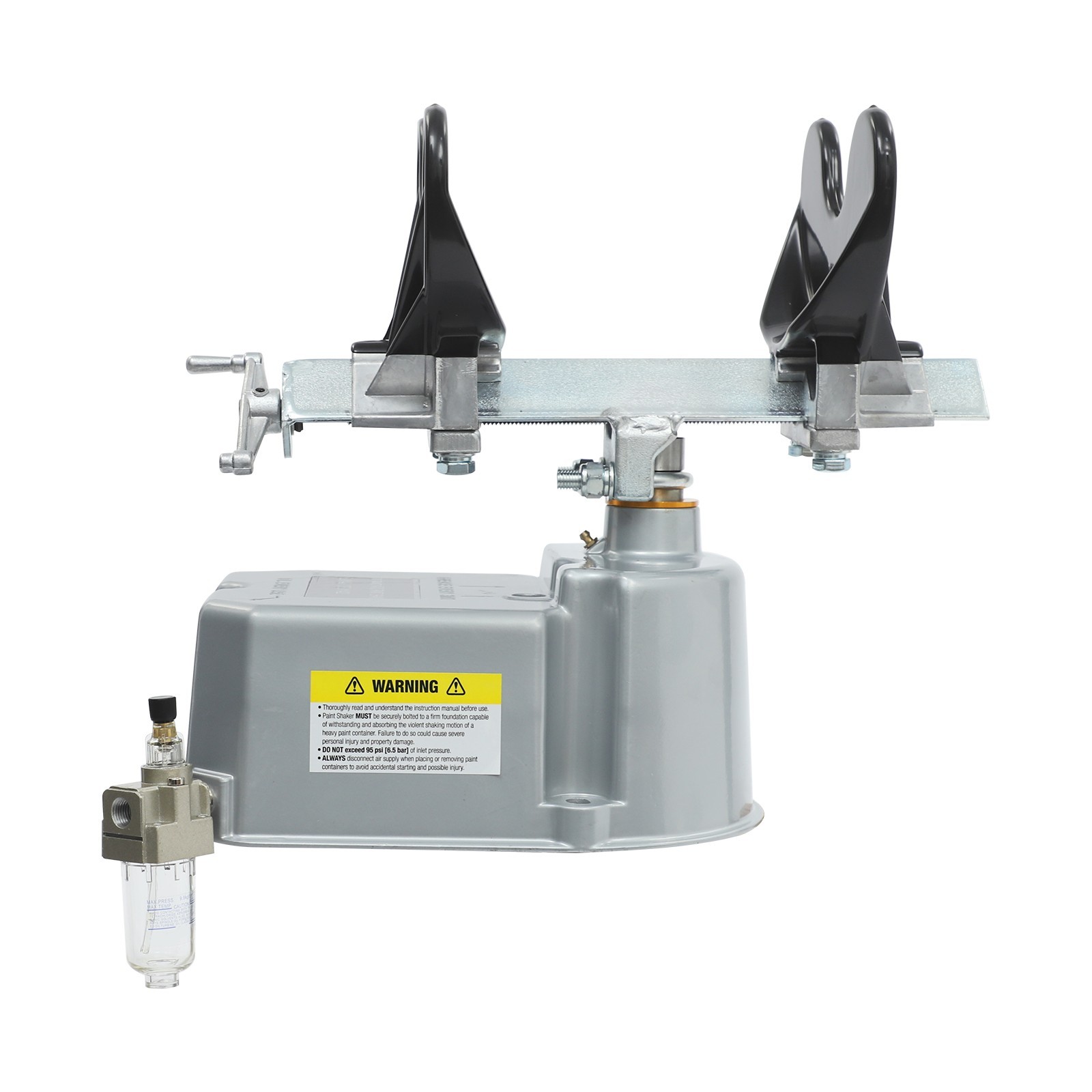 Pneumatic Paint Shaker Mixer Air Operated Paint Can Shaker With Adjustable Clamp
