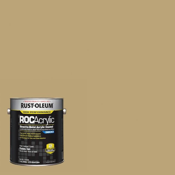 Rust-Oleum 315508 Acrylic Enamel Coating, Dunes Tan, 1 Gal.