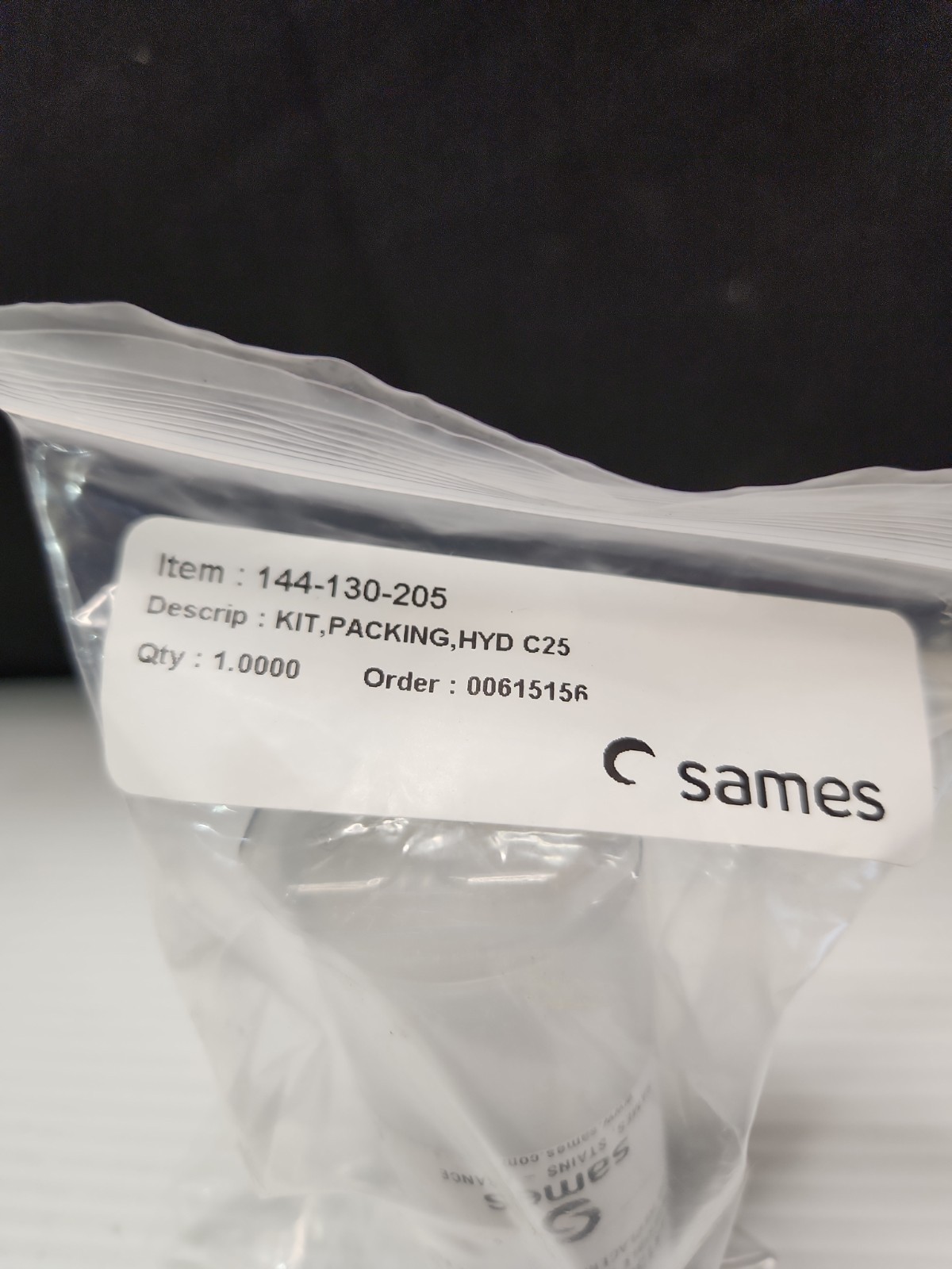 Sames OEM 144-130-205 pump packing kit