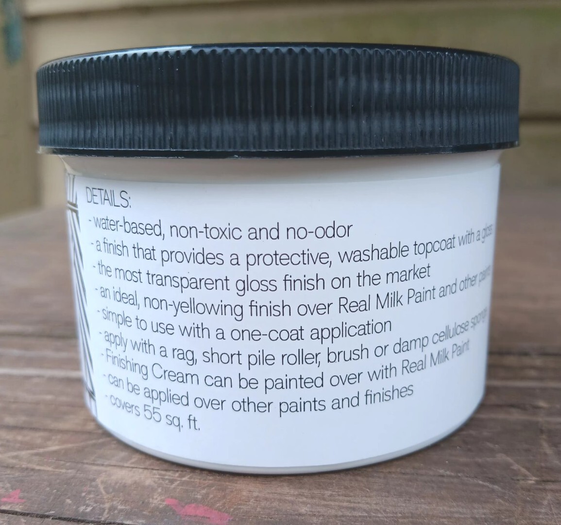 Real Milkpaint 8 oz. Gloss Finishing Cream