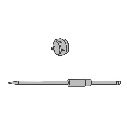 Anest Iwata 9286 AZ3 HVLP Impact Nozzle / Needle Set 1.4 mm (Pack of 2 pcs)