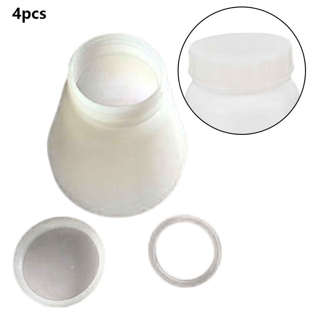 4pcs Hopper Cup Bottle For Powder Coating System Pc02 Pc03 Paint Spray Gun 720ml