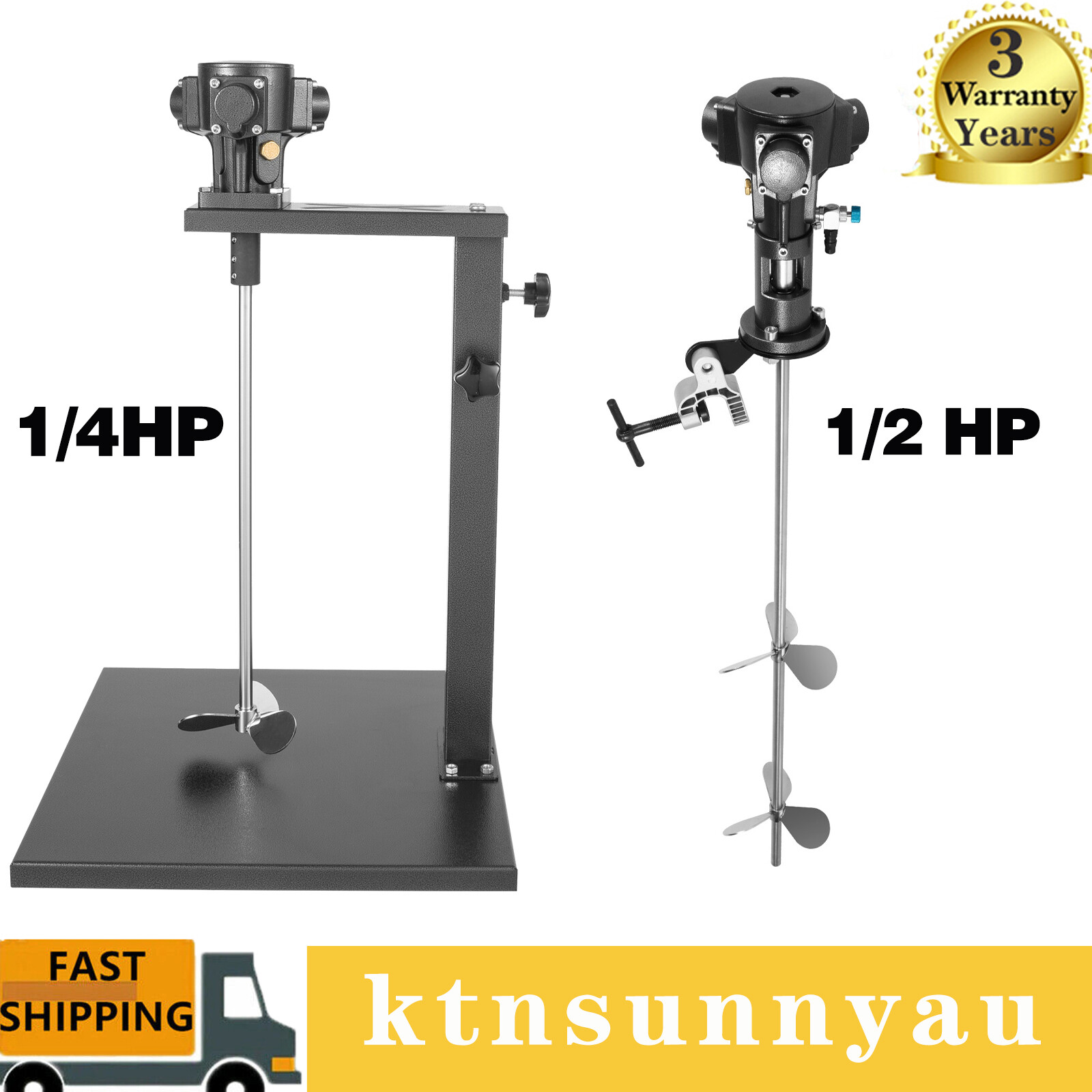 Pneumatic Stainless Steel Mix Tool Pneumatic Bracket Mixer Tank Barrel Air Mix