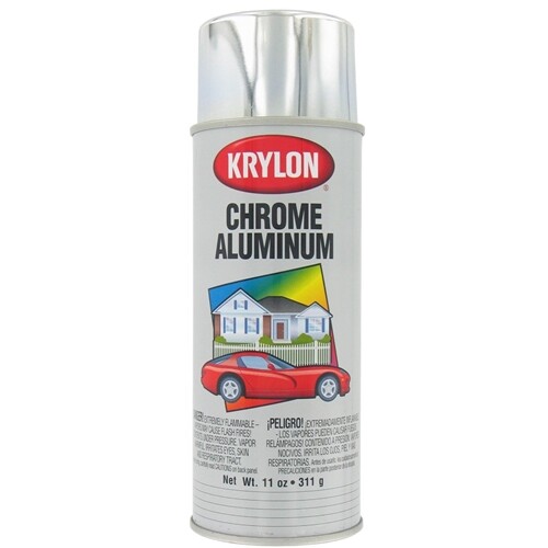 Krylon 1404 12-oz Brilliant Metallic-Like Finish Chrome Aluminum Spray Paint