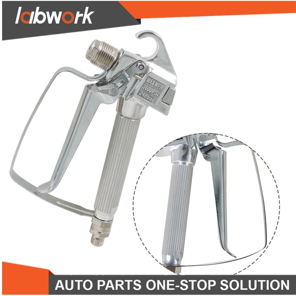 Labwork 2Pack 3600PSI Airless Paint Spray Gun with 517 Tip&Tip Guard For Sprayer