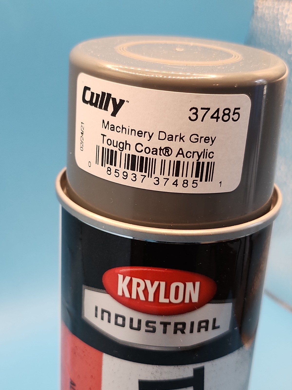 NEW Krylon Industrial Tough Coat Acrylic Enamel Mach. Dark Grey 12 Oz