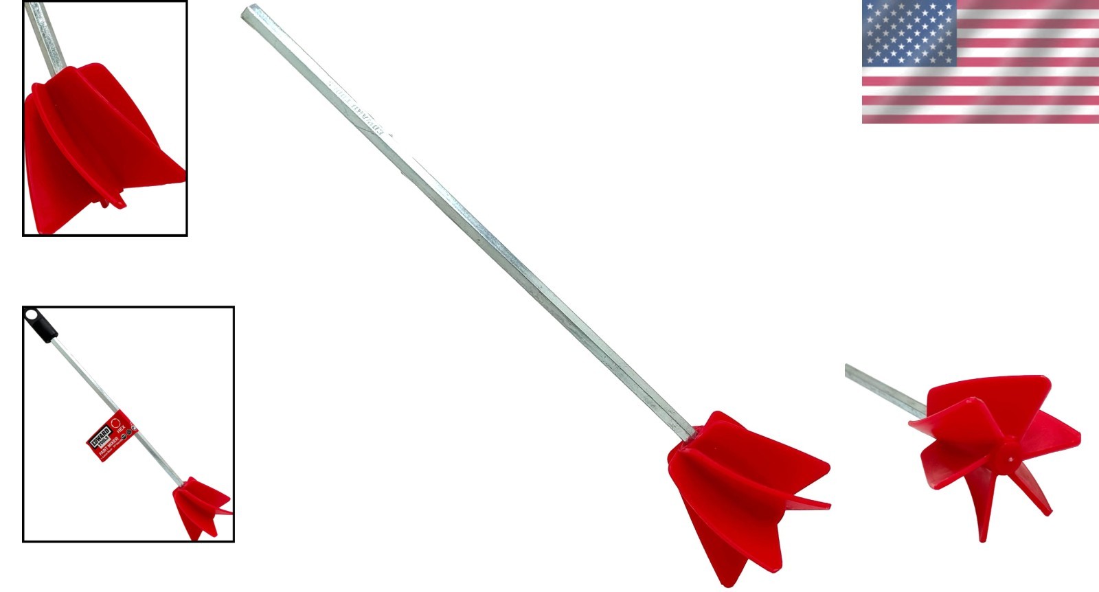 Reusable Helix Mixer Drill Attachment for Efficient Epoxy, Resin & Paint Mixing