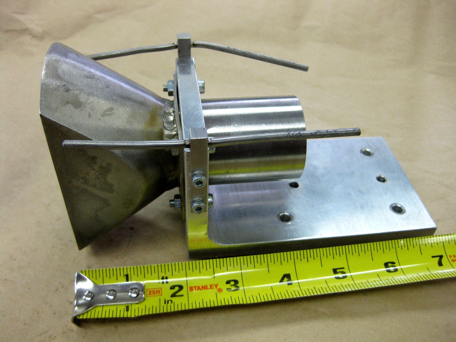 Electrostatic Coating Mixing Nozzle Material Handling 316 Stainless Aluminum
