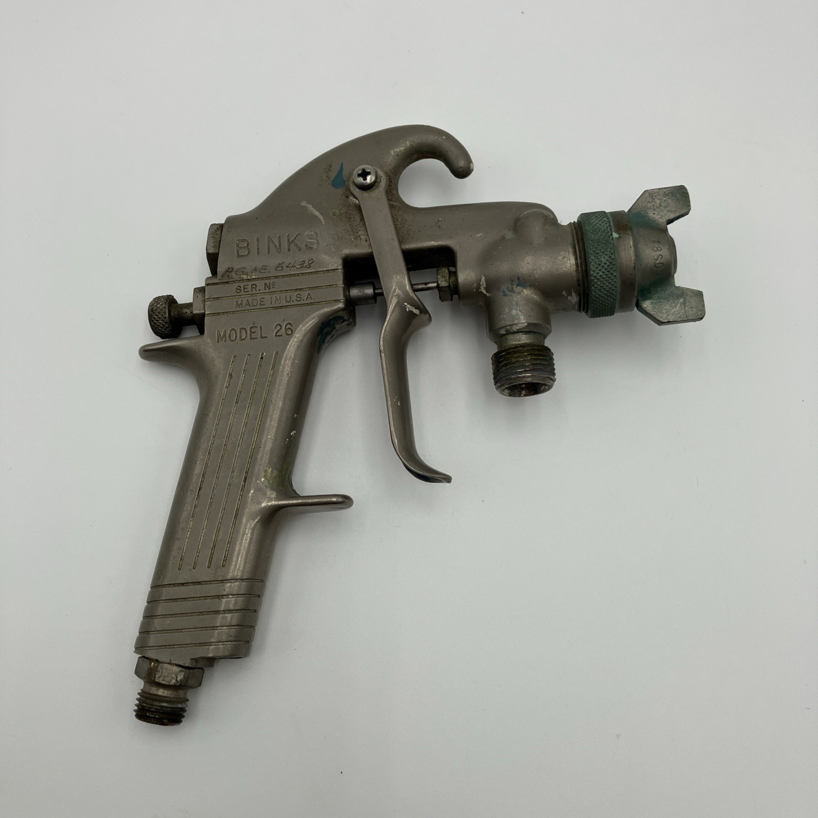 Vintage Binks Model 26 Pneumatic Paint Spray Gun
