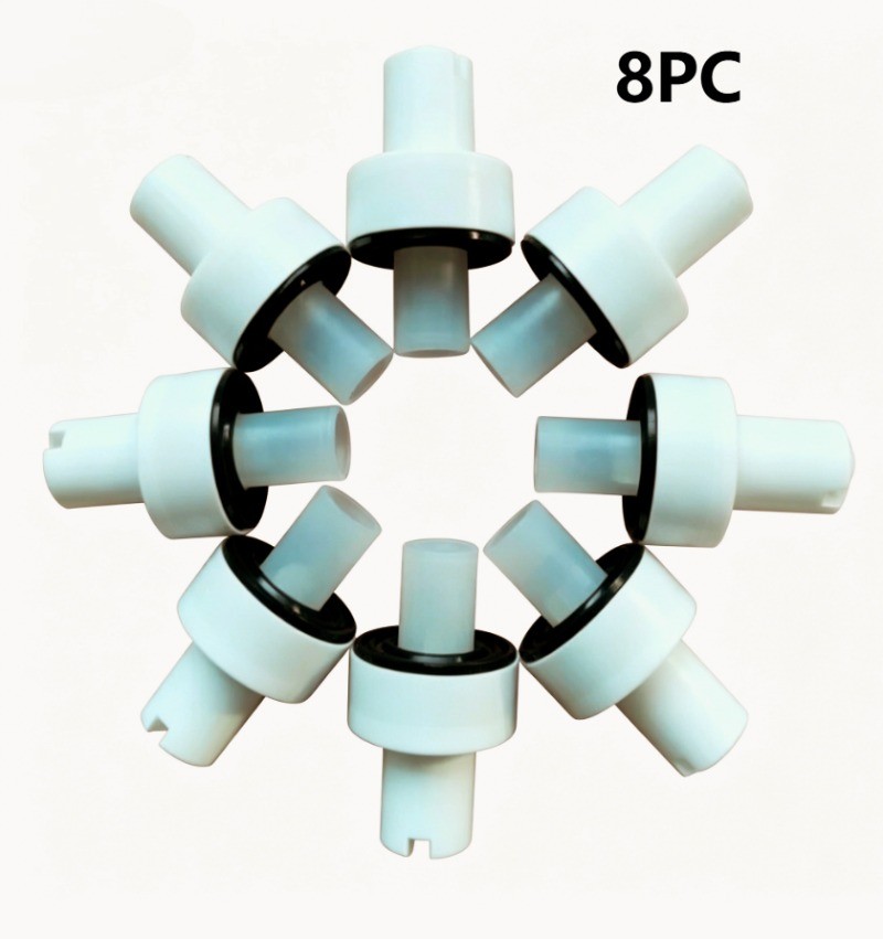 8PCS Flat nozzle 1000047 for 02 i Electrostatic Powder Coating spray gun