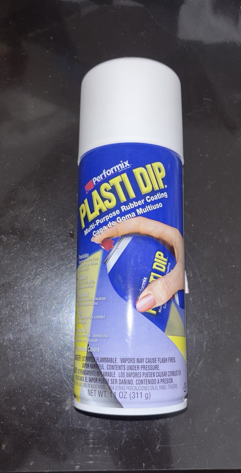 NEW 11207-6 WHITE COLORED 11OZ PLASTI DIP RUBBER HANDLE SPRAY COATING 9084971