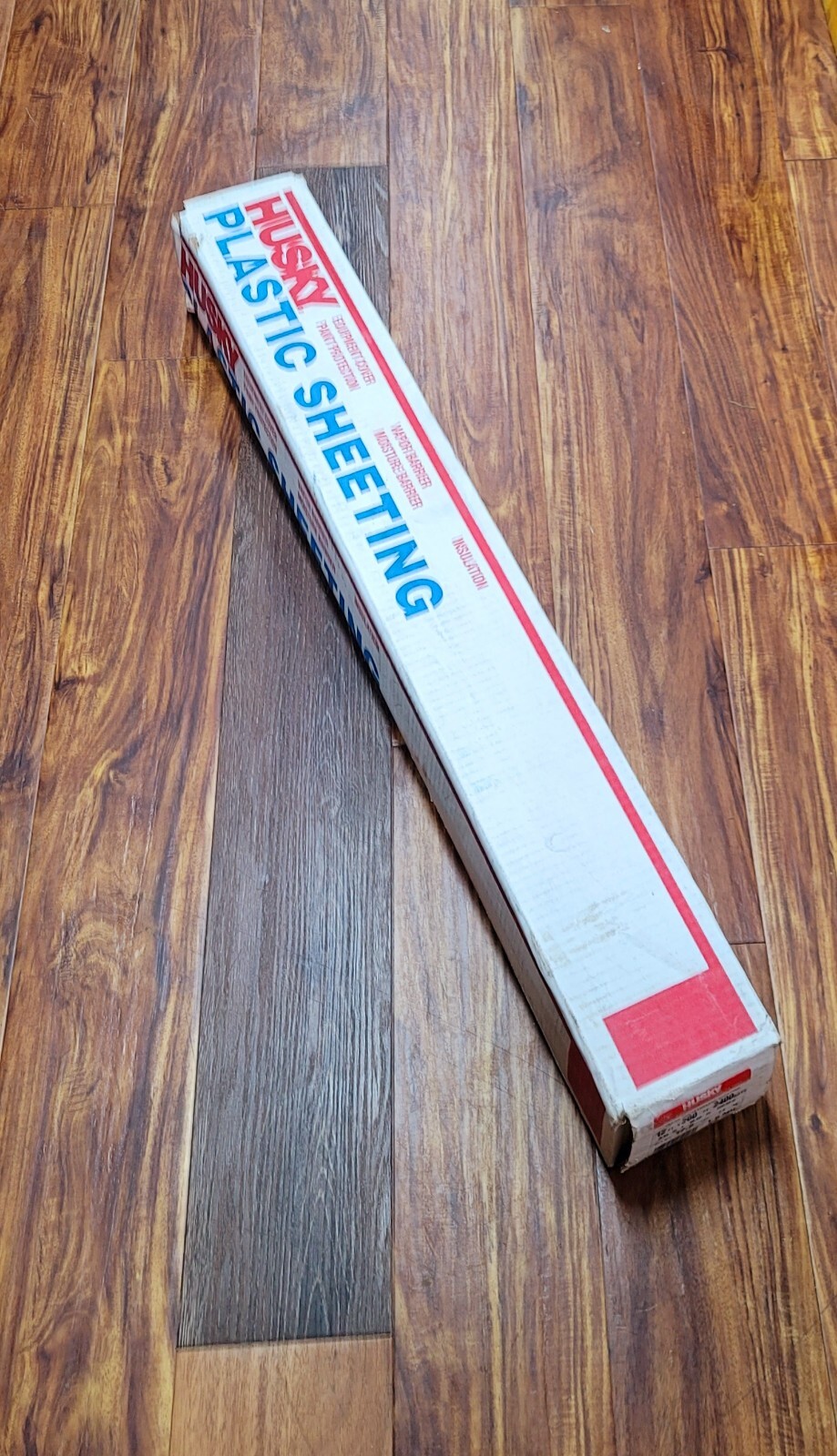Husky Plastic Sheeting 1.5 MIL 12 ft x 200 ft Clear Polyethylene Film 2400 SQ FT