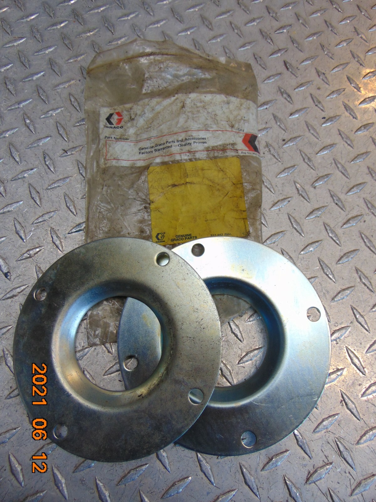 GRACO 162789 PLATE SEAL REPLACEMENT PART *FREE SHIPPING*