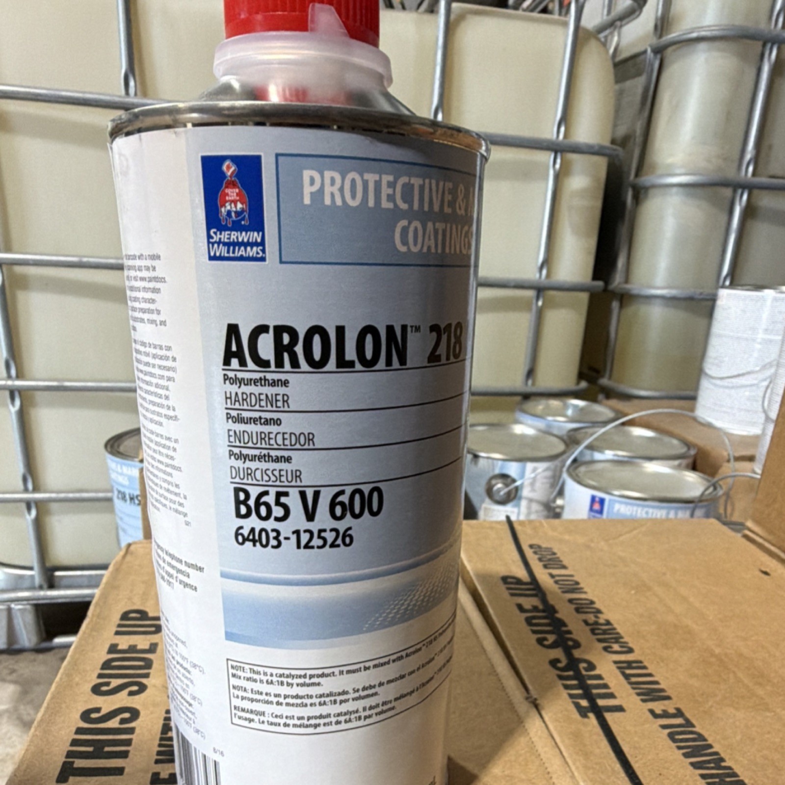 Sherwin-Williams Acrolon 218 HS Polyurethane Hardener Clear 18 fl oz