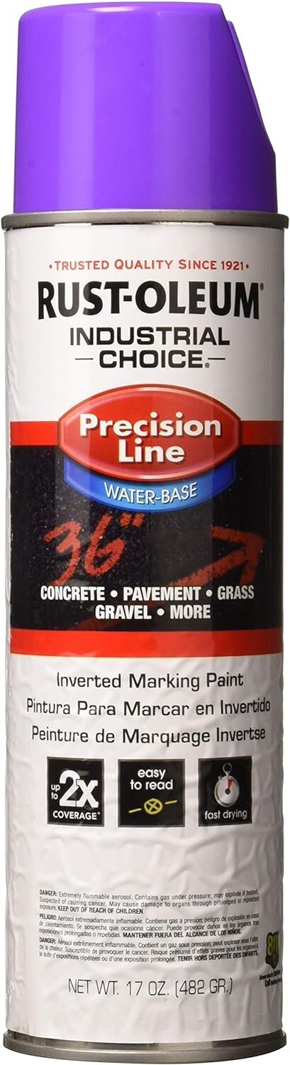 Industrial Choice M1800 Water-Based Marking Paint -12/pk – Fluorescent Purple