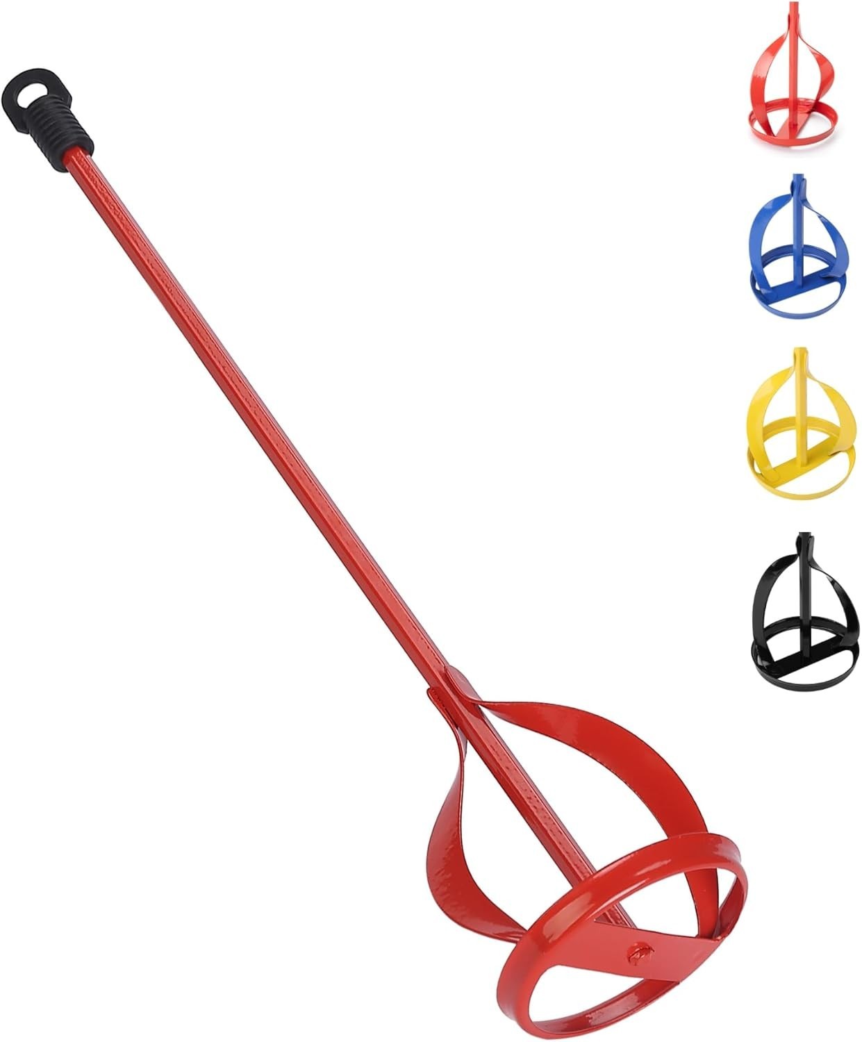Paint Mixer 1 To 3 Gallon Buckets Mud Mixer Paint Stirrer For Drill Paint Red