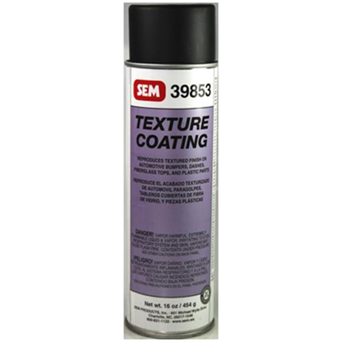 Black Texture Coating Spray 16 oz Aerosol for Durable Finishes