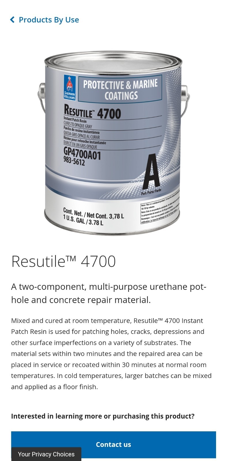 Sherwin-williams concrete floor coating products