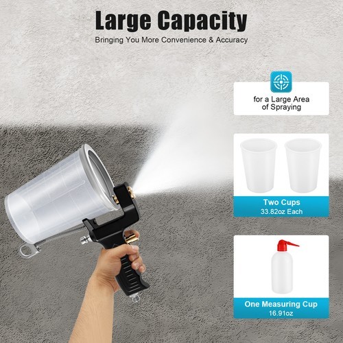 SALE Gel Coat Spray Gun Gelcoat Dump Resin handheld Sprayer W/ Spray Nozzles/Cup