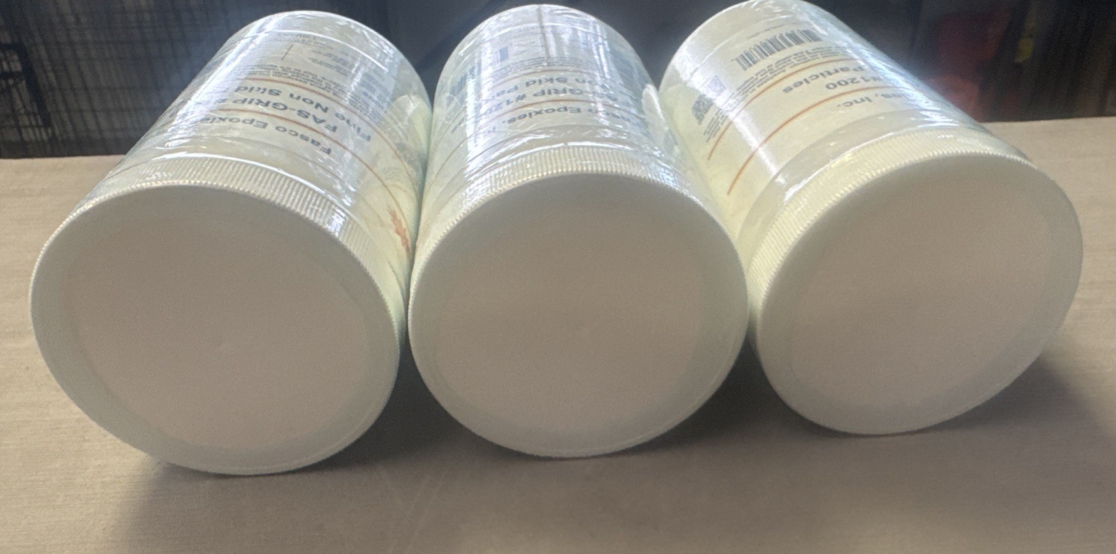 Lot of 3 quarts Fasco Epoxies Fas-Grip #1200 Fine Non-Skid Particles Additive
