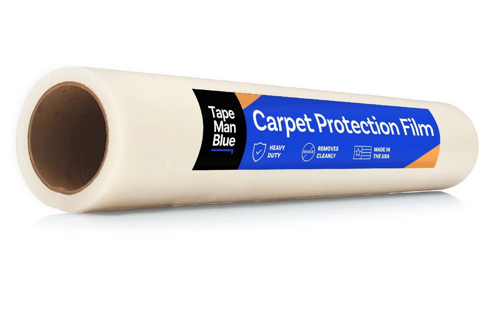 TapeManBlue Carpet Protection Film 24″ x 200′ roll, Self Adhesive