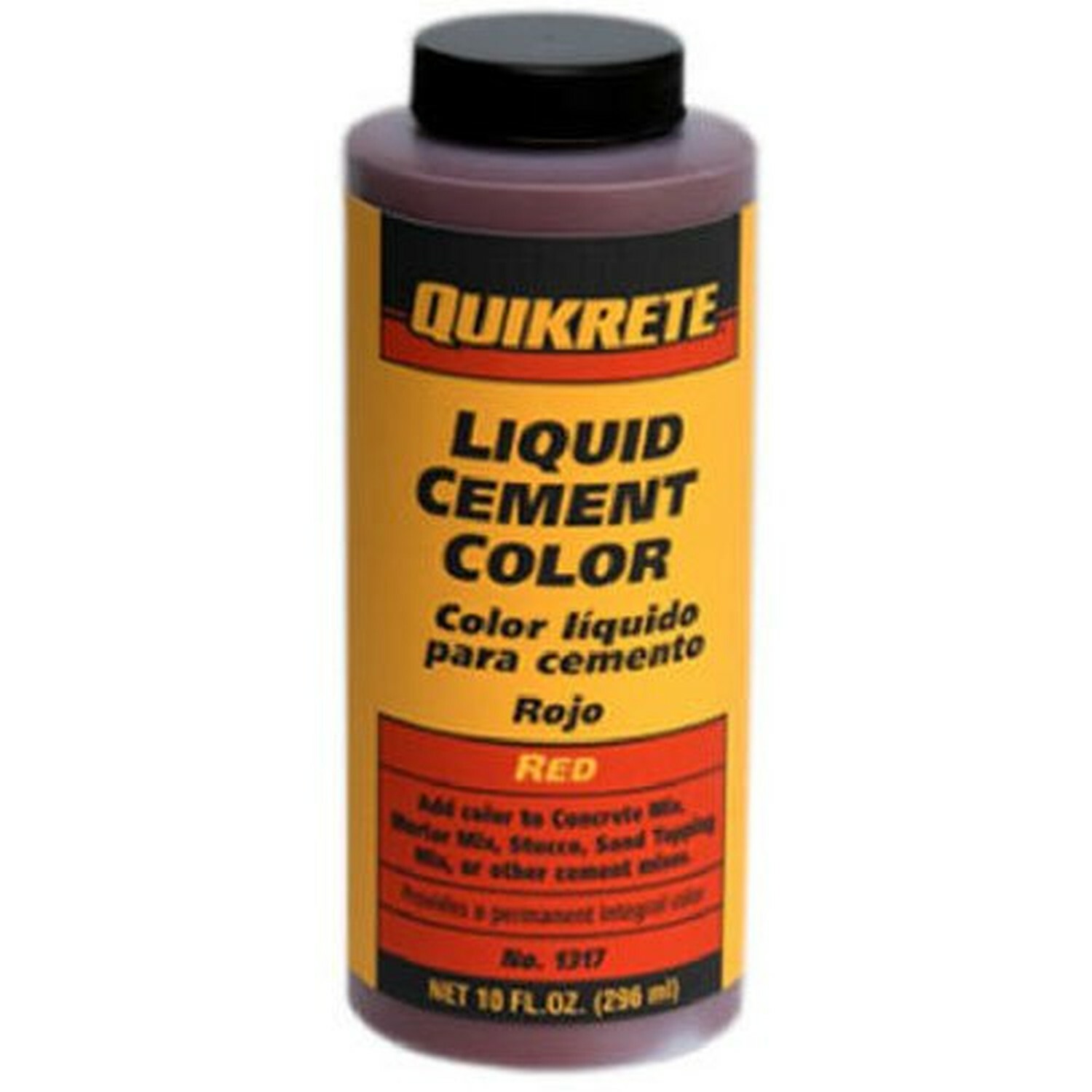 Quikrete 13173 Liquid Cement Color, Red, NET 10 FL. OZ.(296 mL)”