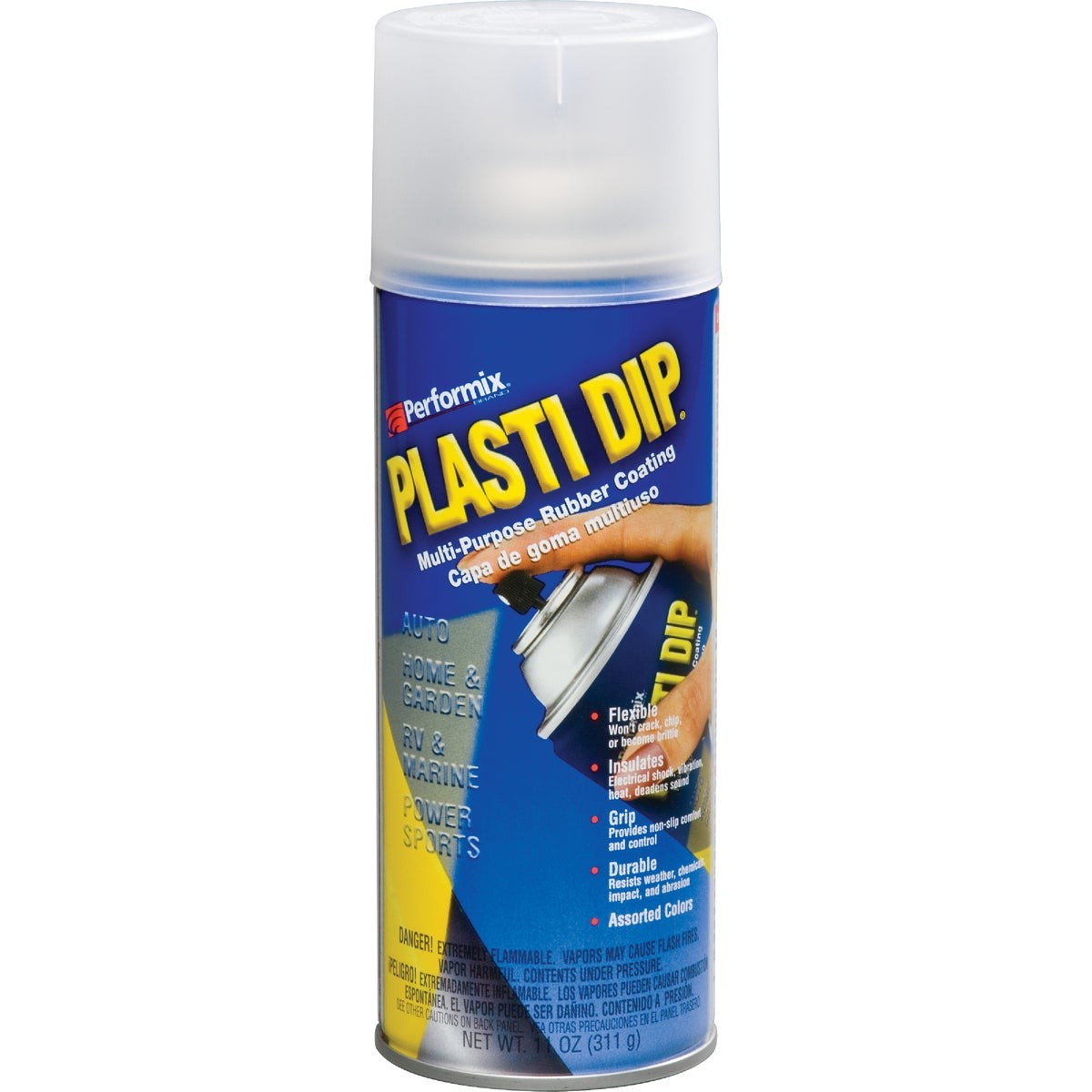 Performix Plasti Dip Clear 11 Oz. Aerosol Rubber Coating Rubber Coating Spray