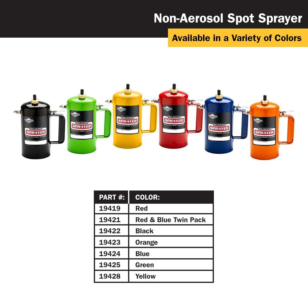 Titan 19424 Non Aerosol Spot Spray Bottle 4 Ounces 150psi Refillable Blue
