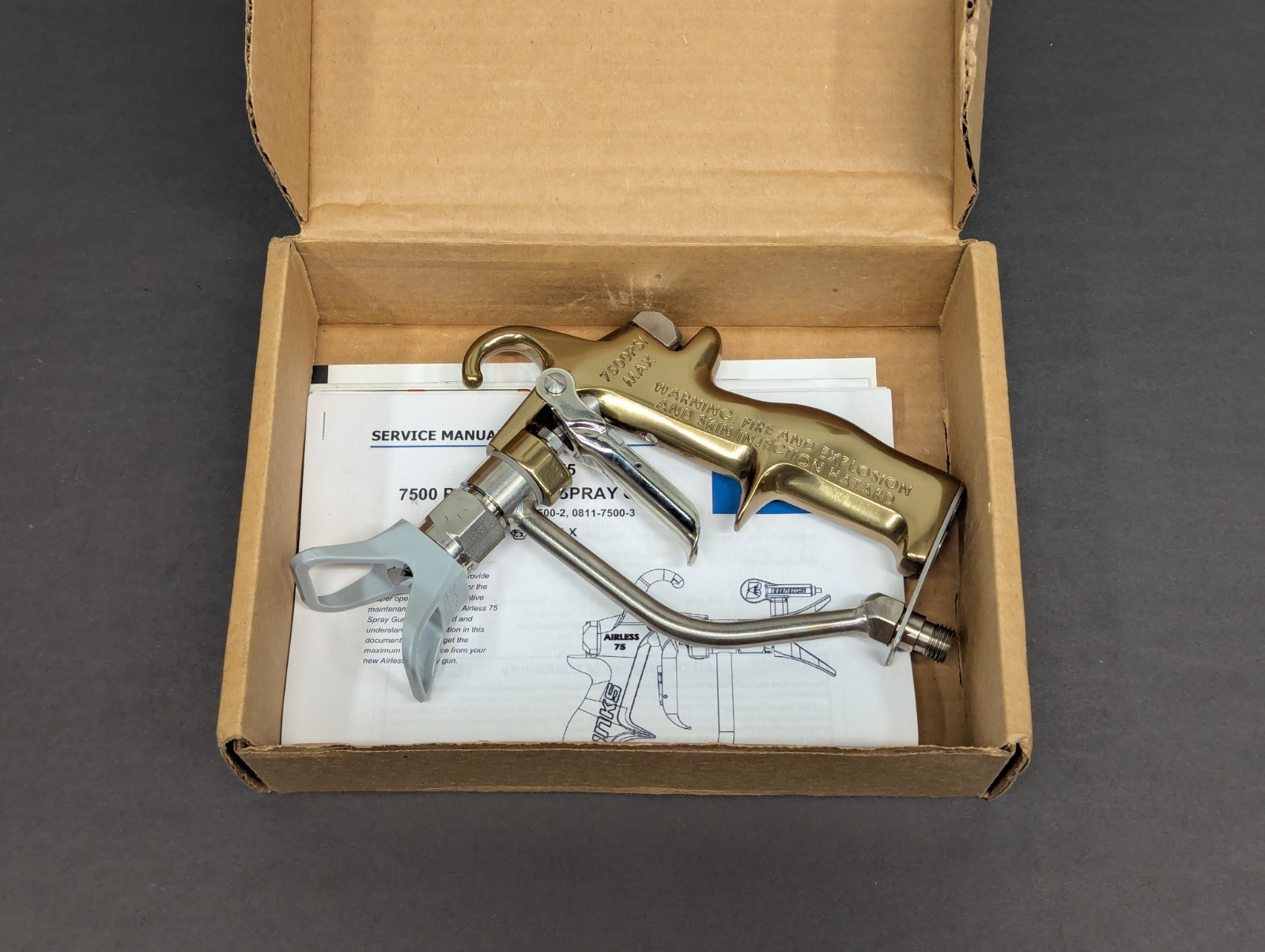Binks 0811-7500-1 Airless Model 75 Spray Gun,7500 Psi