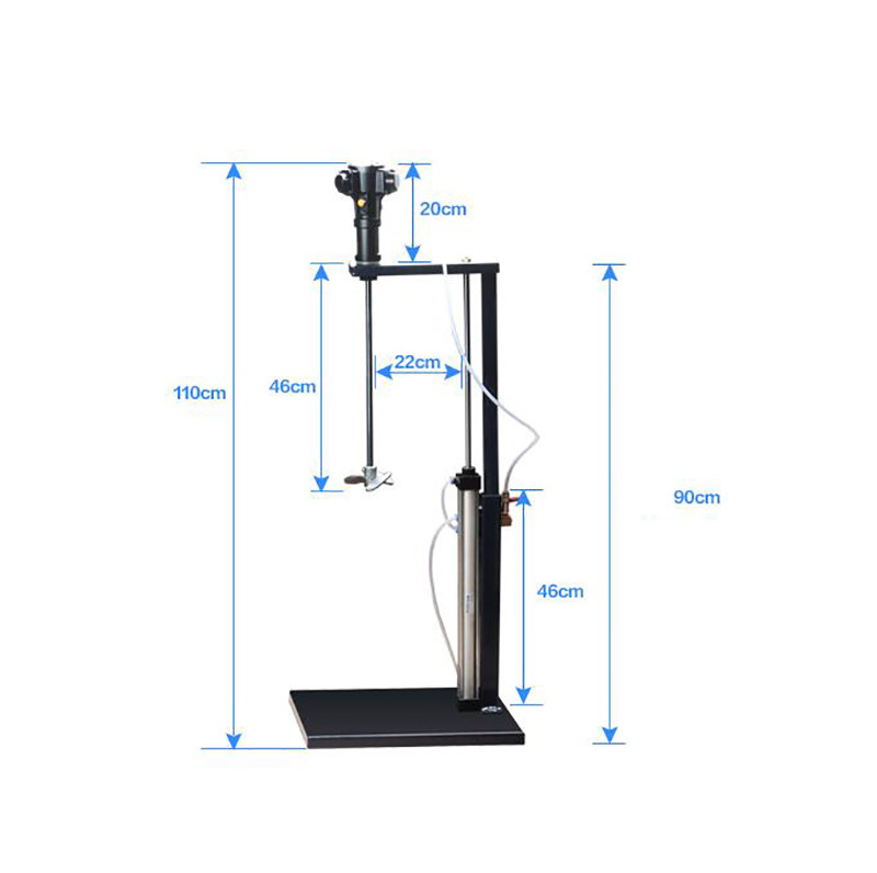 Automatic Lifting Pneumatic Paint Mixer Ink Mixing Machine 5 Gallons 20L Y New-