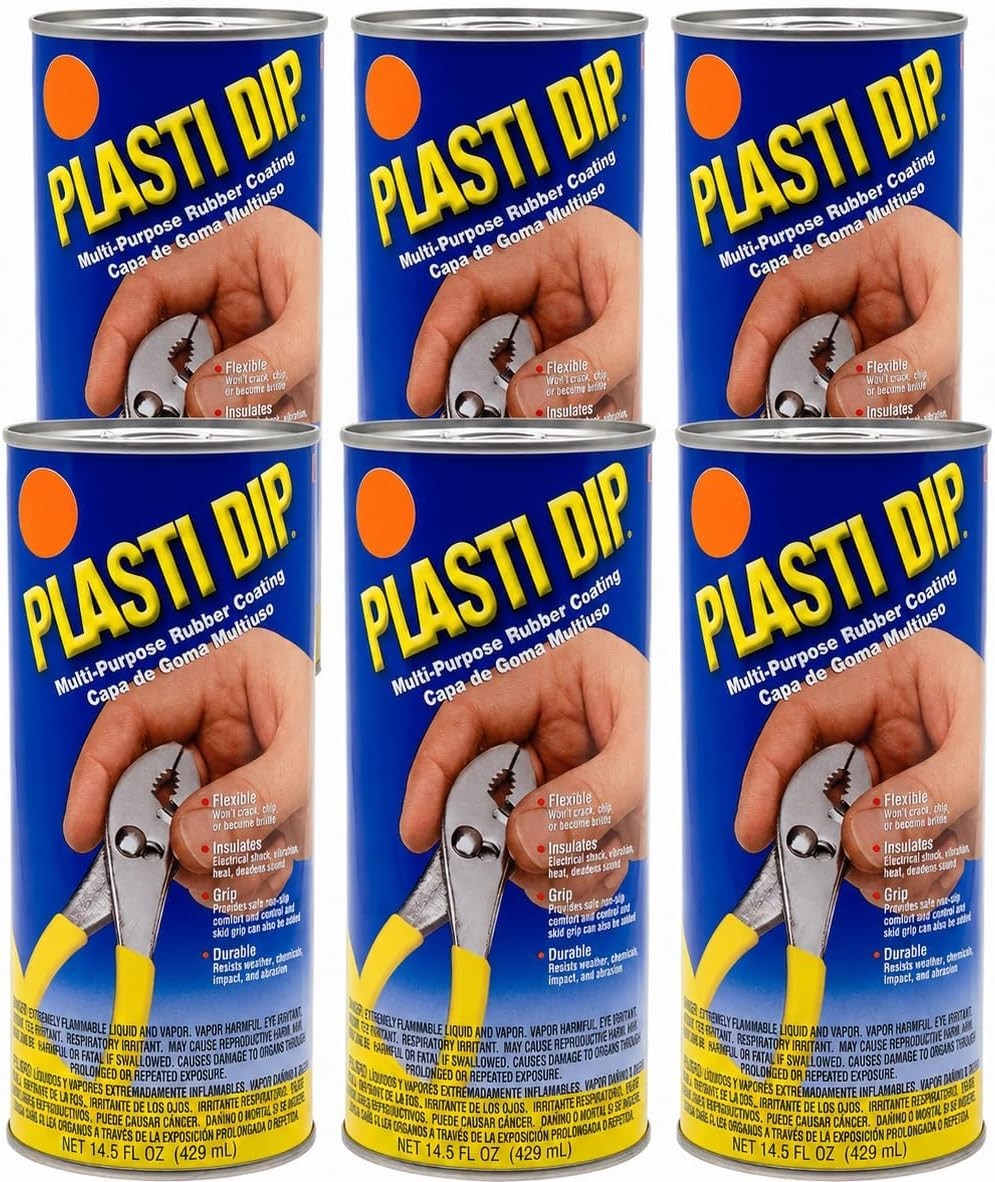 Rubber Coating Can 14.5 Fl Oz Orange Peelable Durable Auto House DIY