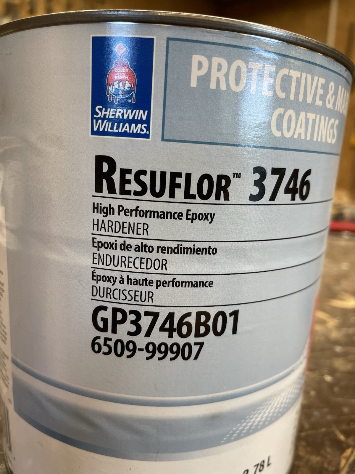 Sherwin Williams Resuflor 3746 Epoxy Part B Catalyst / Hardener/ Gallon