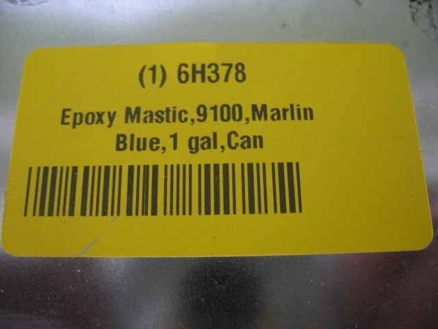 RUST-OLEUM 9122402 Interior Exterior Alkyd Paint, DTM, Marlin Blue, 1 gal, 6H378