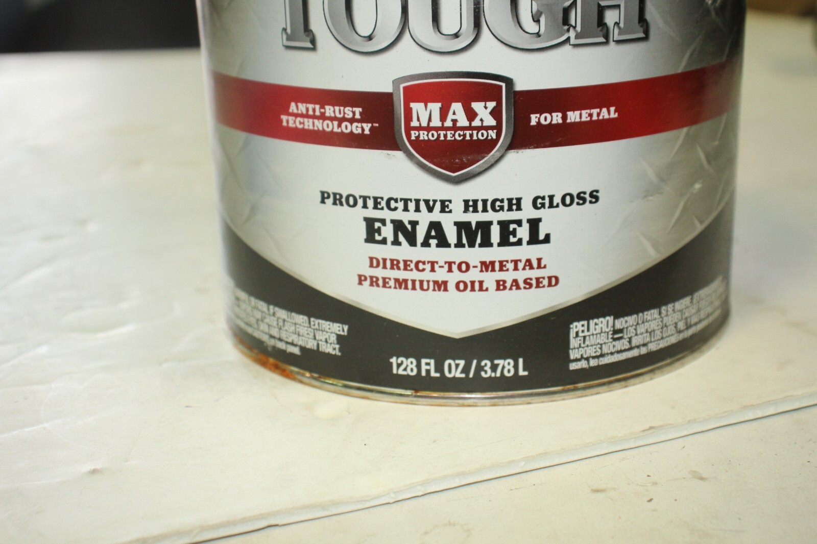 Krylon Rust Tough Enamel Paint 1 Gallon High Gloss Leather Brown