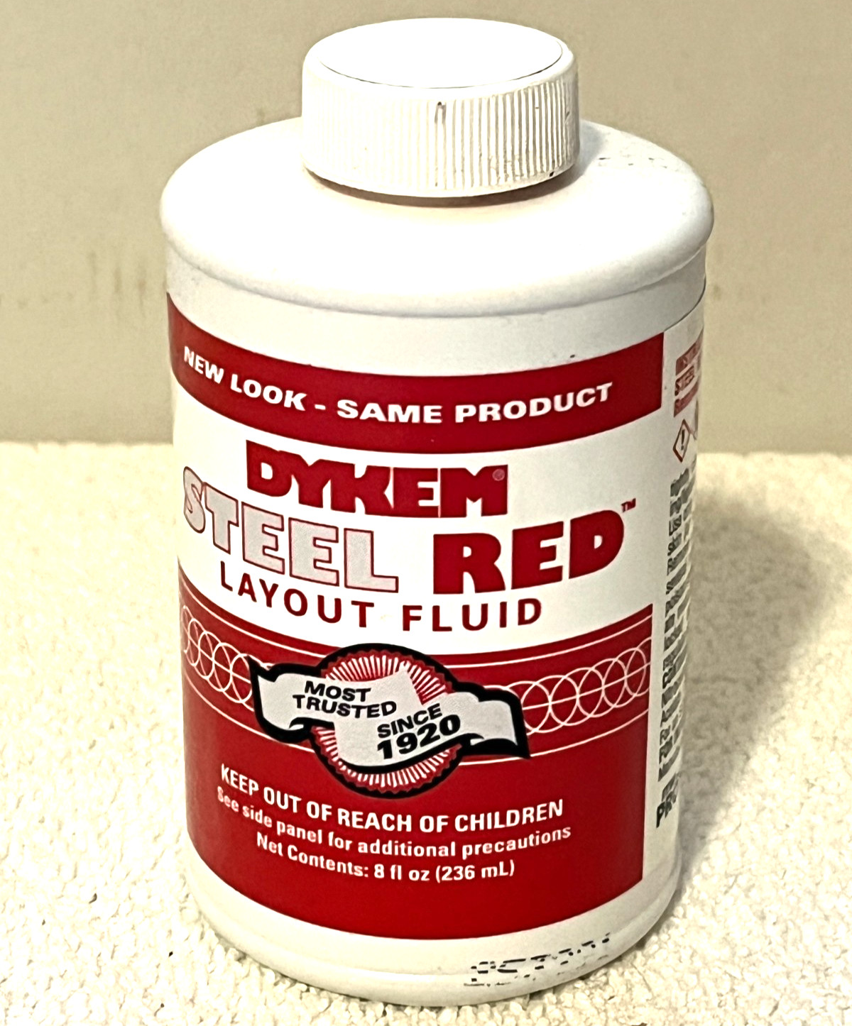 Dykem 80496 Dykem Steel Red, Layout Fluid, Bottle, 8 Oz