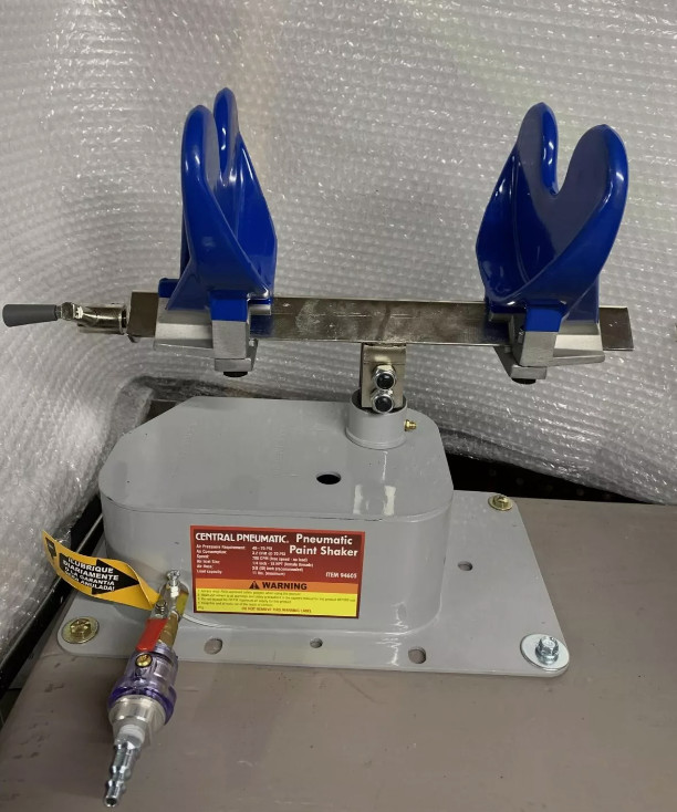 Pneumatic Paint Shaker Machine Air Pint Quart Gallon Mixer Nonsparking 1/4″ NPT