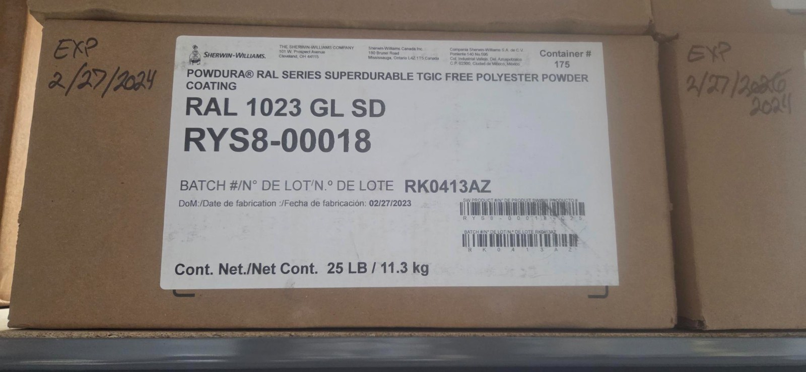 Powder Paint- Ford Yellow- Individual (New)