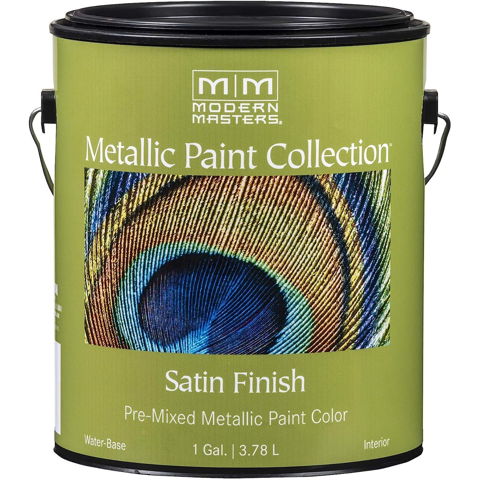 Modern Masters ME591GAL Metallic Paint PLATINUM Semi-Opaque Satin gal